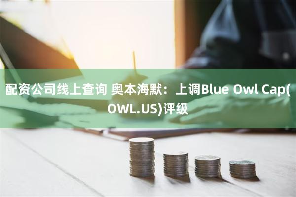 配资公司线上查询 奥本海默：上调Blue Owl Cap(OWL.US)评级