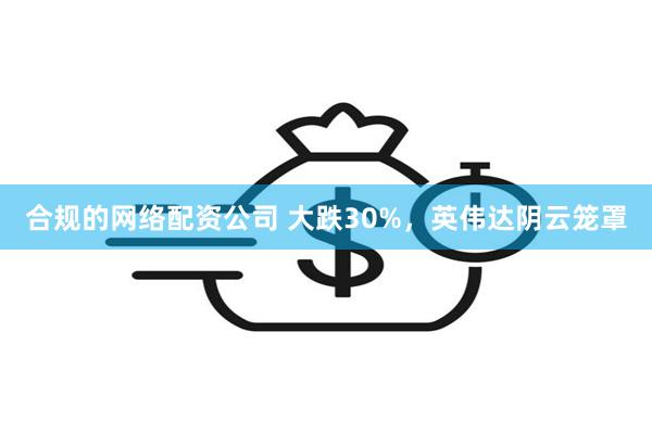 合规的网络配资公司 大跌30%，英伟达阴云笼罩