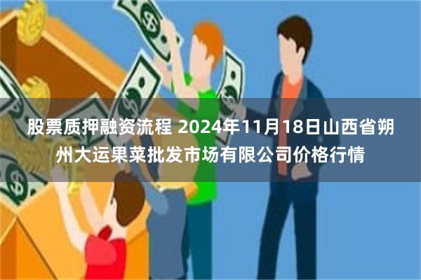 股票质押融资流程 2024年11月18日山西省朔州大运果菜批