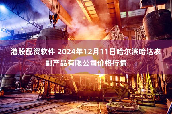 港股配资软件 2024年12月11日哈尔滨哈达农副产品有限公司价格行情